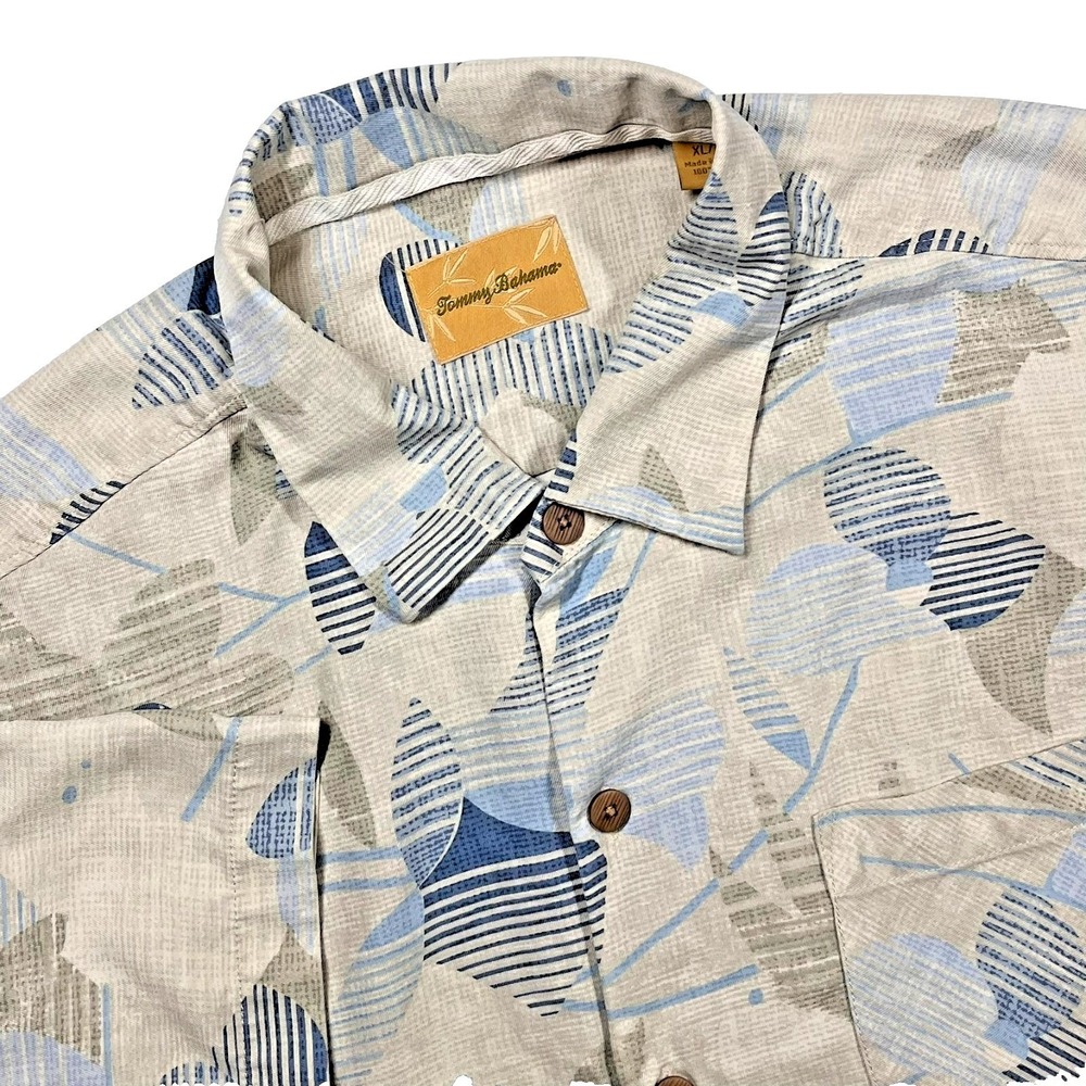 Tommy Bahama Shore Excursion Silk Camp Shirt Men's XL Beach Resort Vacay Floral